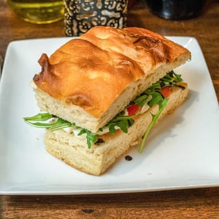 Caprese on Focaccia